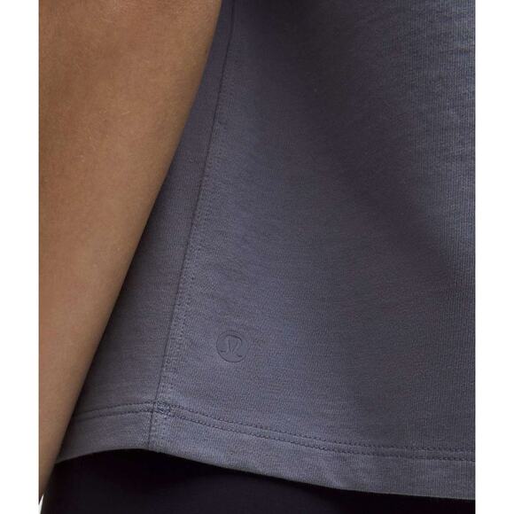(6) NWOT Lululemon Relaxed-Fit Cotton Jersey T-Shirt *Graphic Solar Grey - Picture 3 of 5
